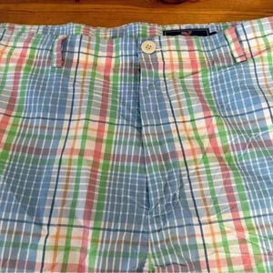 Vineyard vines breaker short men’s 38 plaid Bermuda preppy